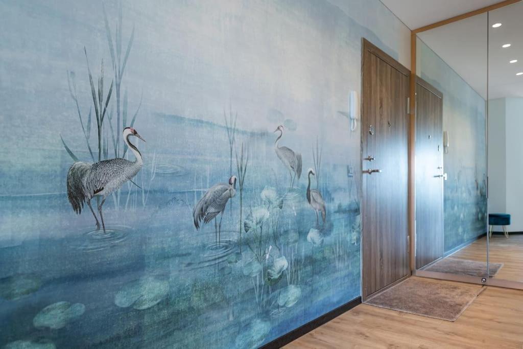 Bright Kaunas Apartment With Castle View Екстер'єр фото